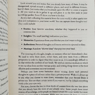 Picture of Building a Second Brain Book by Tiago Forte