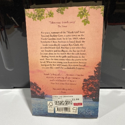 Picture of Where the Crawdads Sing Novel by Delia Owens