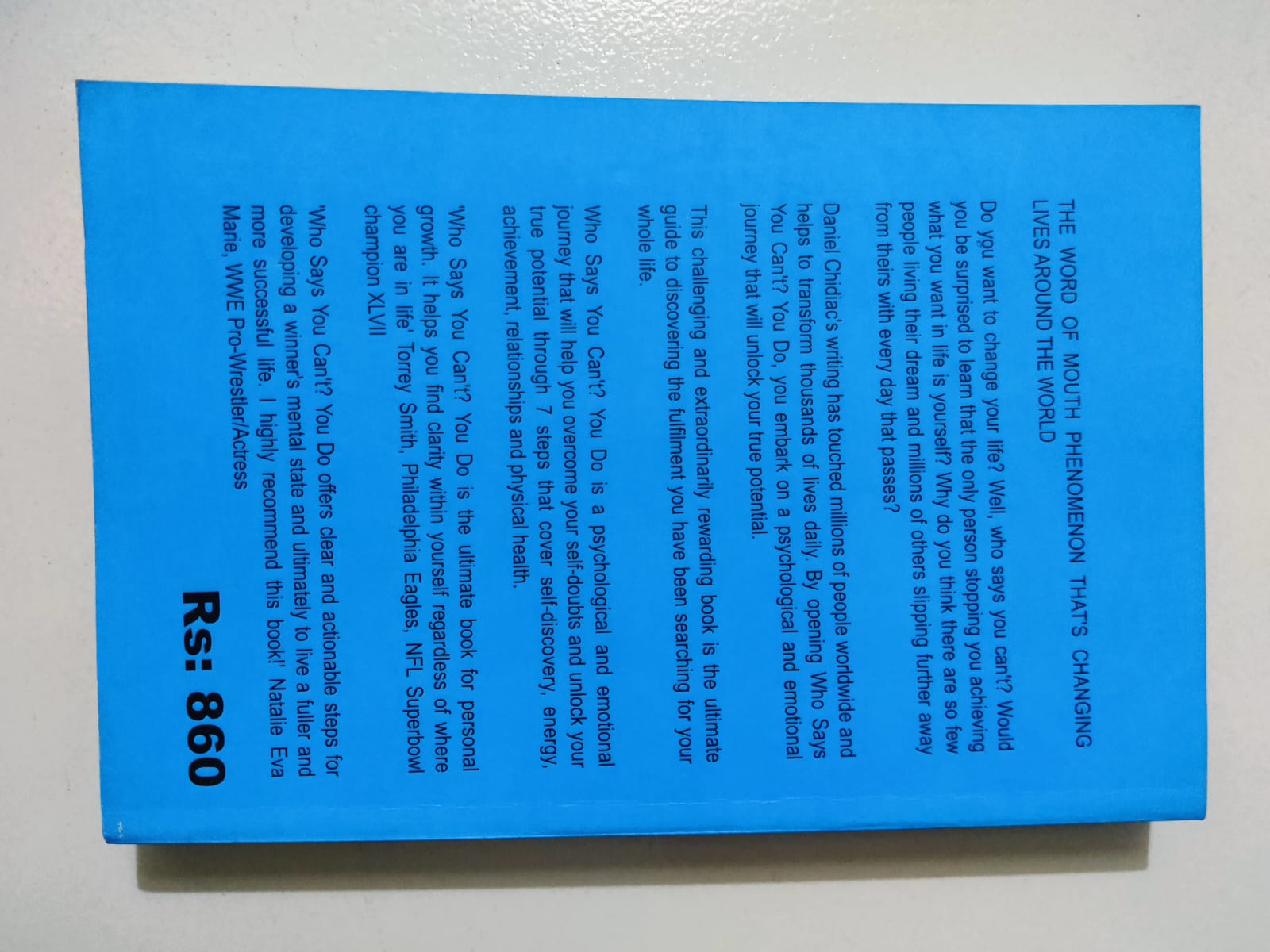 Picture of Who Says You Can't? YOU DO by Daniel Chidiac