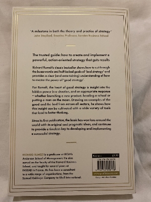 Picture of Good Strategy Bad Strategy: The Difference and Why It Matters