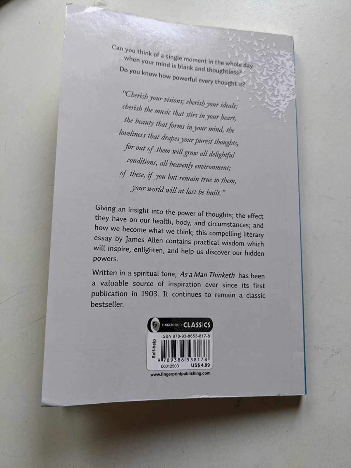 Picture of As a Man Thinketh by James Allen