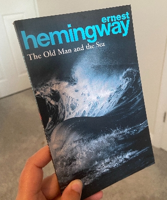 Picture of the old man and the sea book by Ernest Hemingway