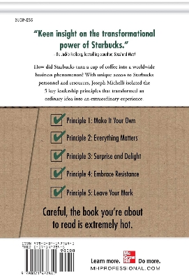 Picture of The Starbucks Experience: 5 Principles for Turning Ordinary into Extraordinary
