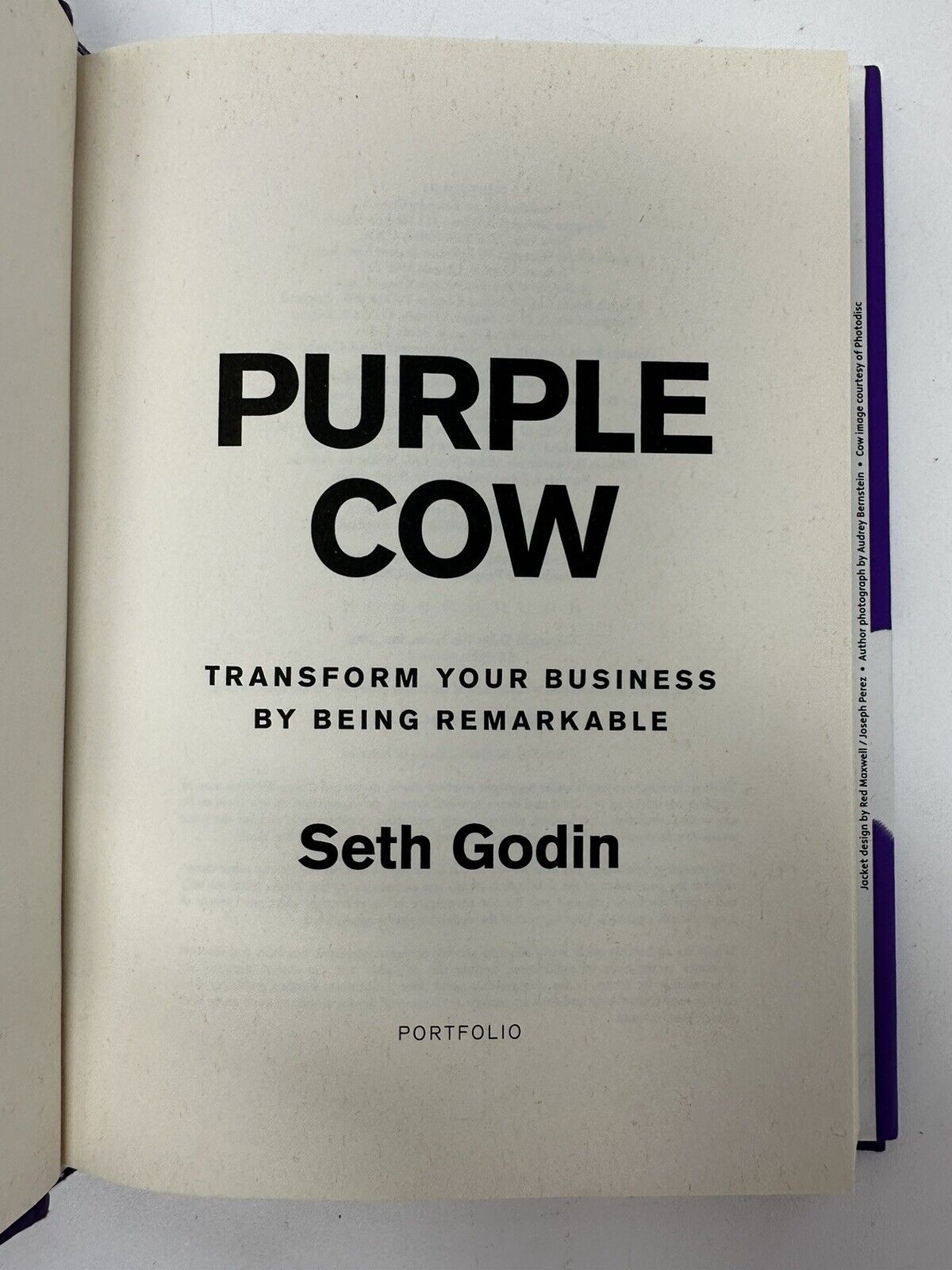 Picture of Purple Cow : Transform Your Business by Being Remarkable