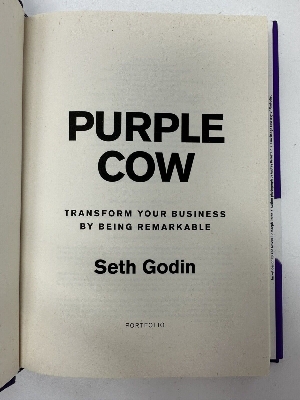 Picture of Purple Cow : Transform Your Business by Being Remarkable