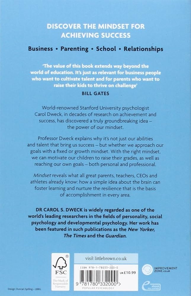 Picture of Mindset: The New Psychology of Success by Carol S. S. Dweck