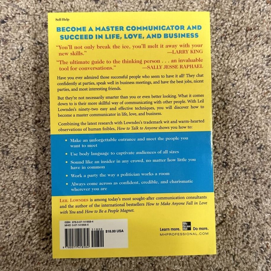 Picture of How to Talk to Anyone: 92 Little Tricks for Big Success in Relationships