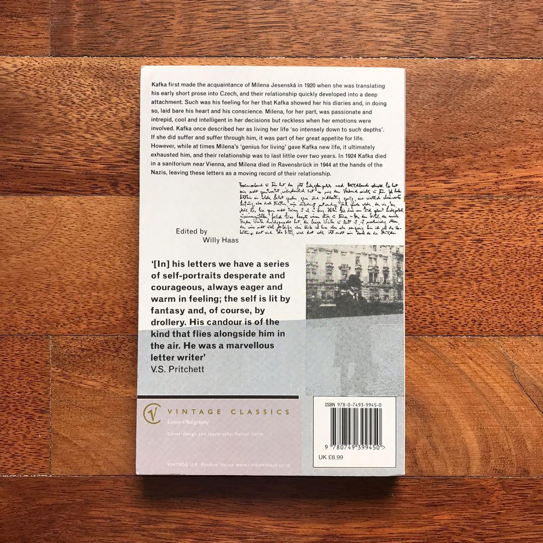 Picture of Letters to Milena by Franz Kafka