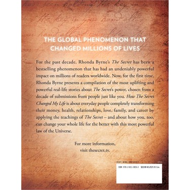 Picture of How the Secret Changed My Life Book by Rhonda Byrn
