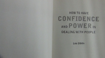 Picture of How to Have Confidence and Power in Dealing with People Book by Les Giblin