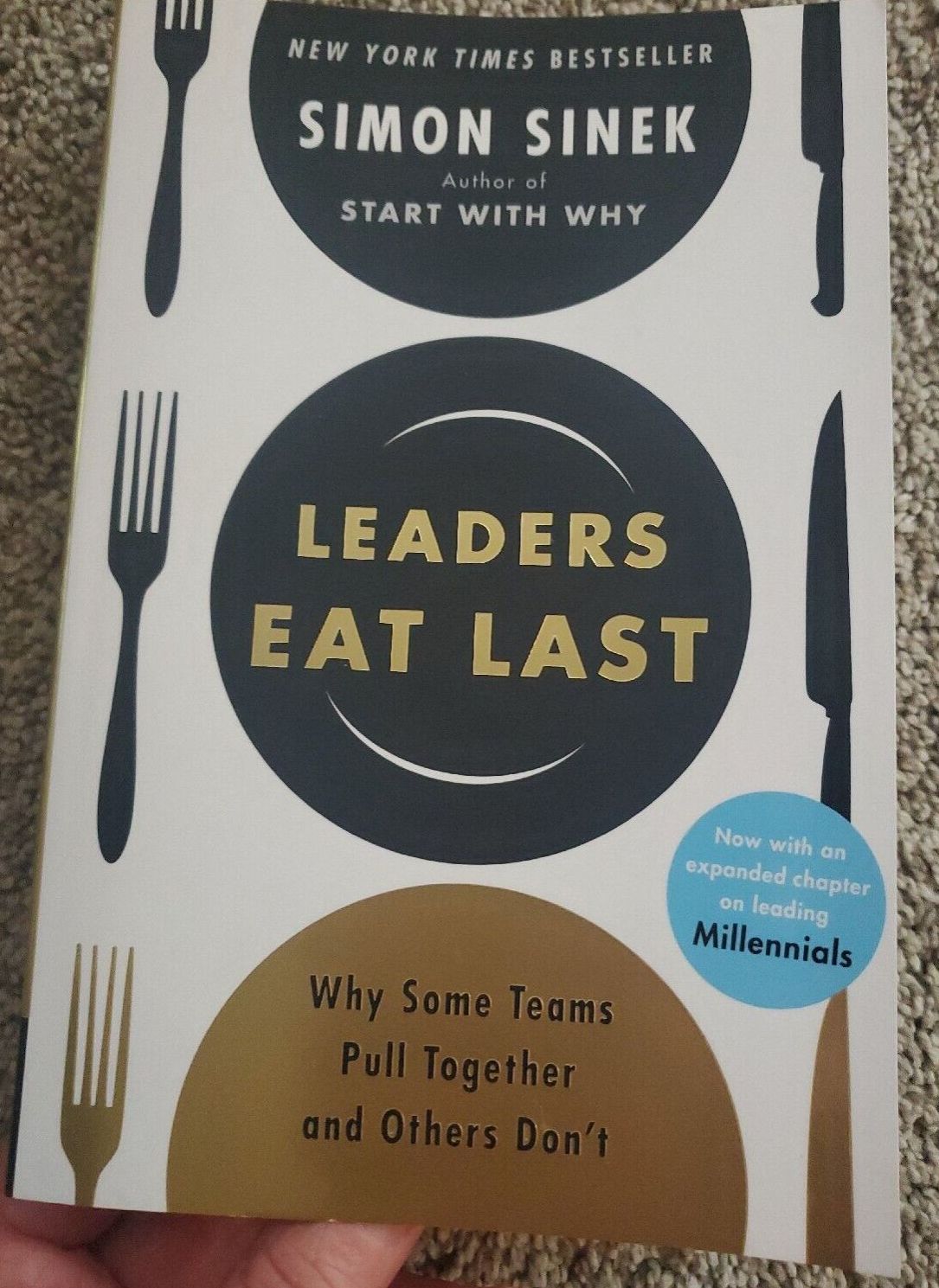 Picture of Leaders Eat Last Book by Simon Sinek