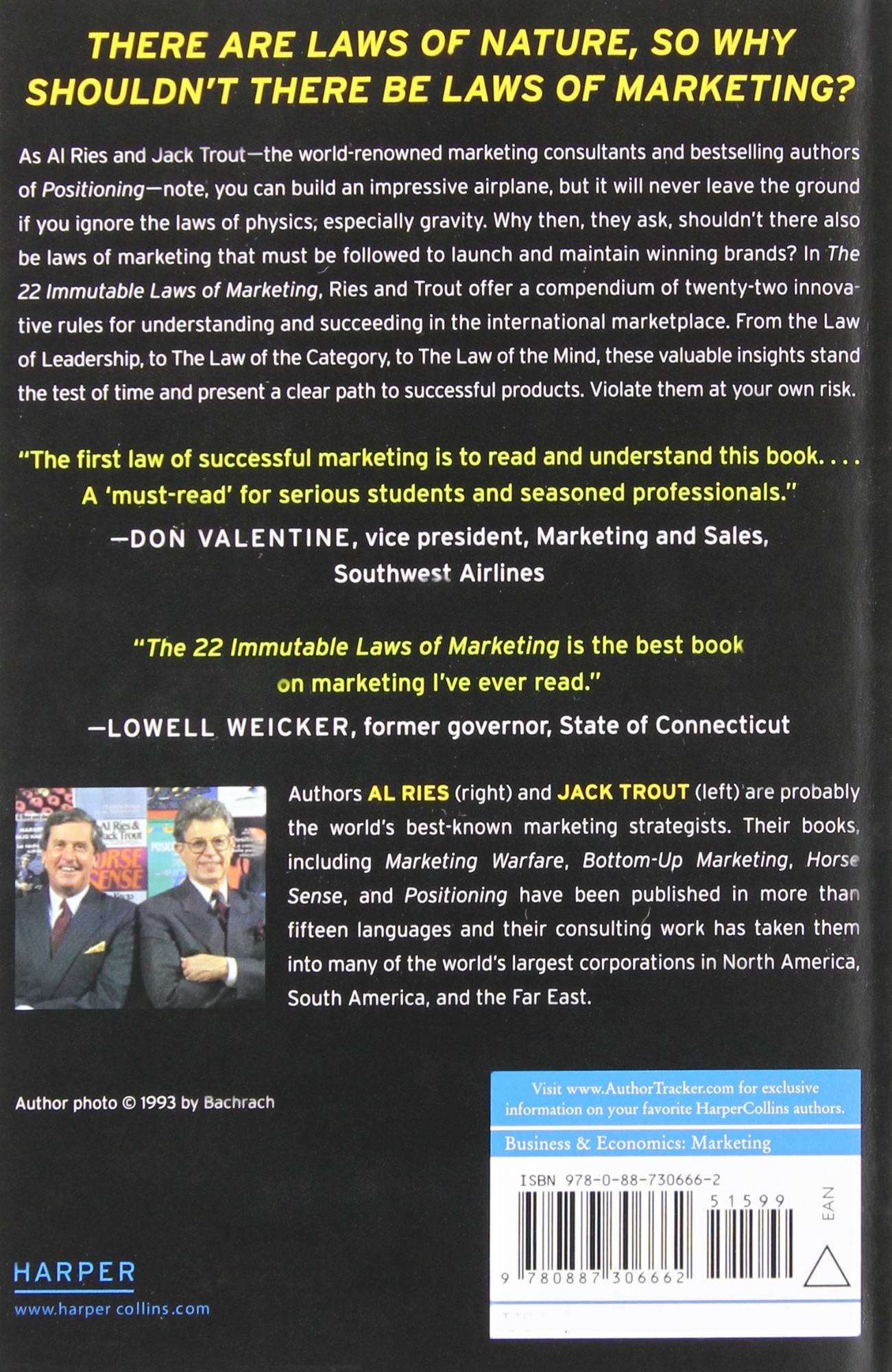 Picture of The 22 Immutable Laws of Marketing: Violate Them at Your Own Risk!