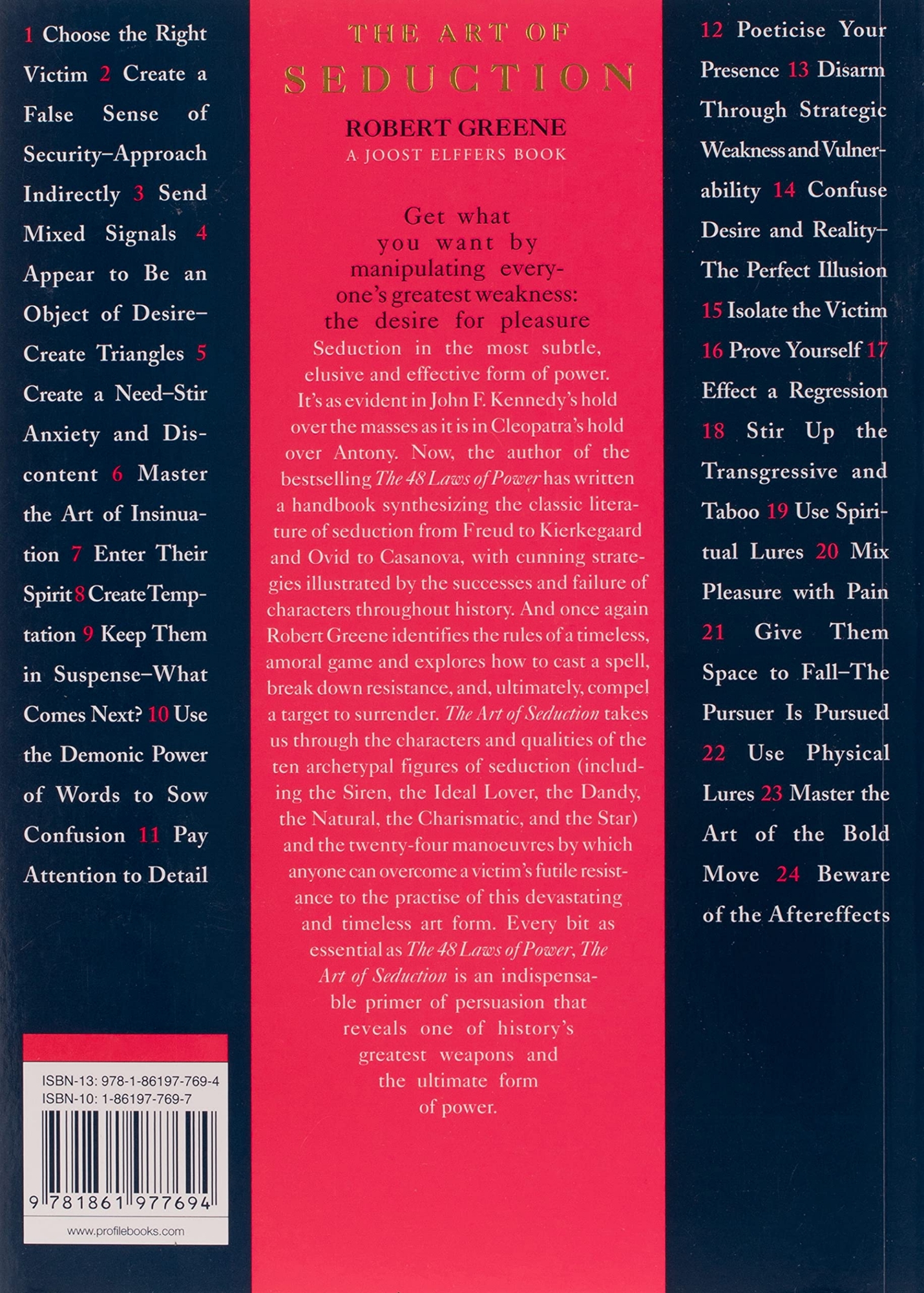 Picture of The Art of Seduction by Robert Greene - Paperback