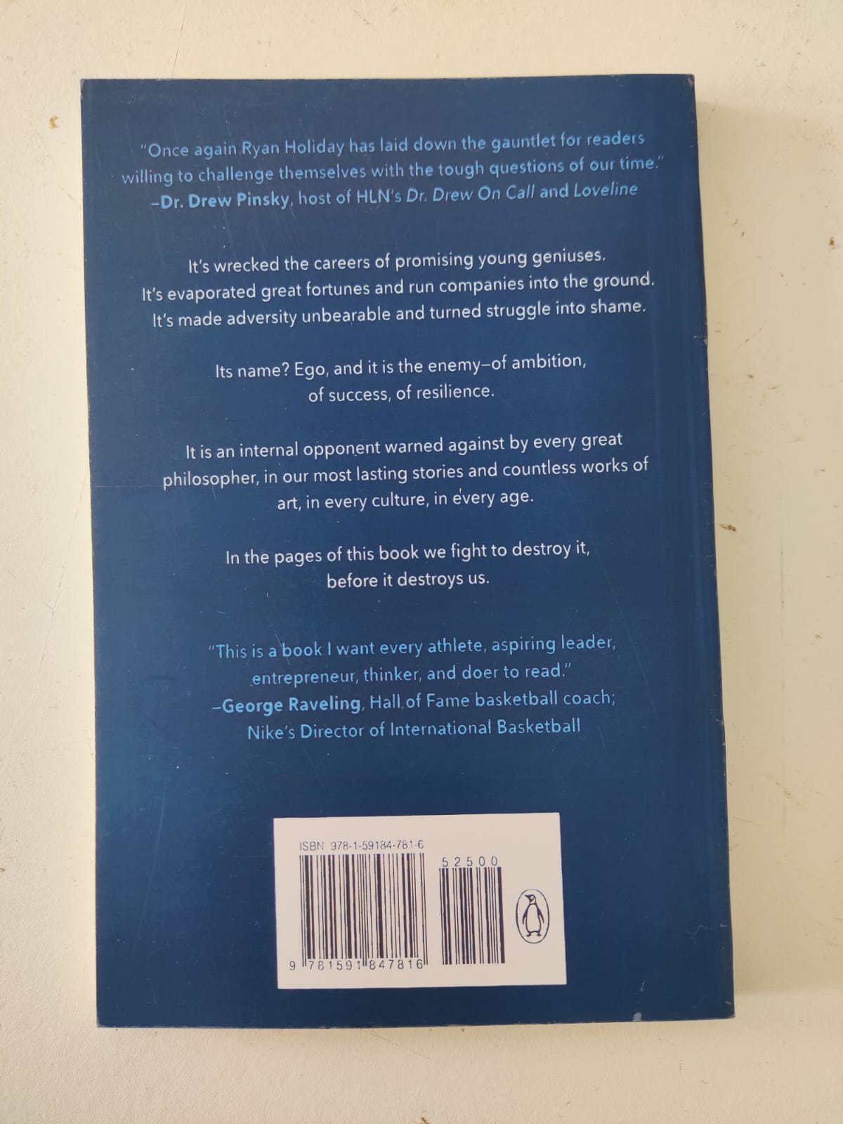 Picture of Ego Is the Enemy by Ryan Holiday