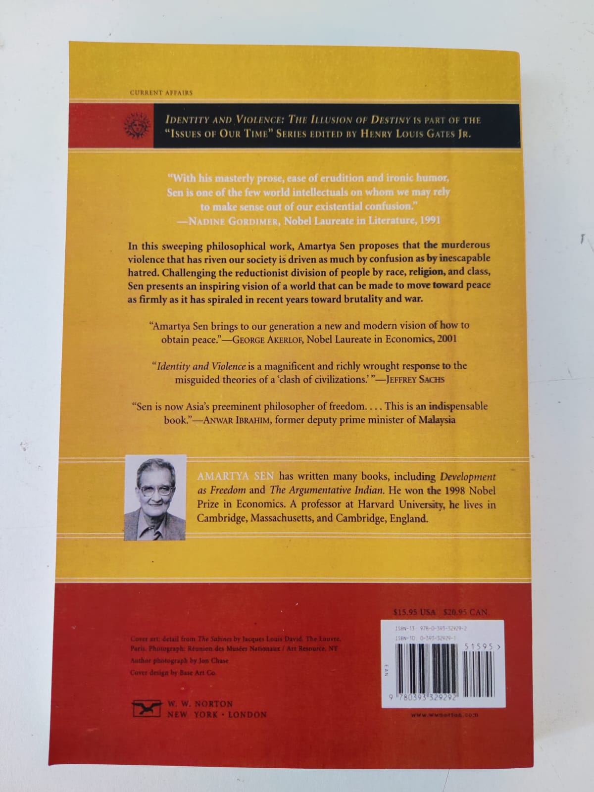 Picture of Identity & Violence Book by Amartya Sen