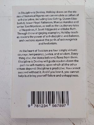Picture of Discipline Is Destiny: The Power of Self-Control by Ryan Holiday