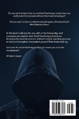 Picture of DARK PSYCHOLOGY and MANIPULATION

Book by William Cooper
(Paperback)