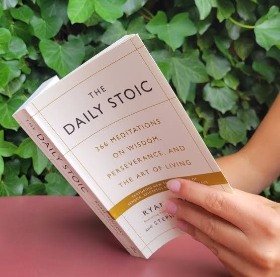 Picture of The Daily Stoic: 366 Meditations on Wisdom, Perseverance, and the Art of Living is by Ryan Holiday and Stephen Hanselman.