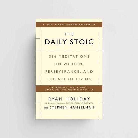 Picture of The Daily Stoic: 366 Meditations on Wisdom, Perseverance, and the Art of Living is by Ryan Holiday and Stephen Hanselman.