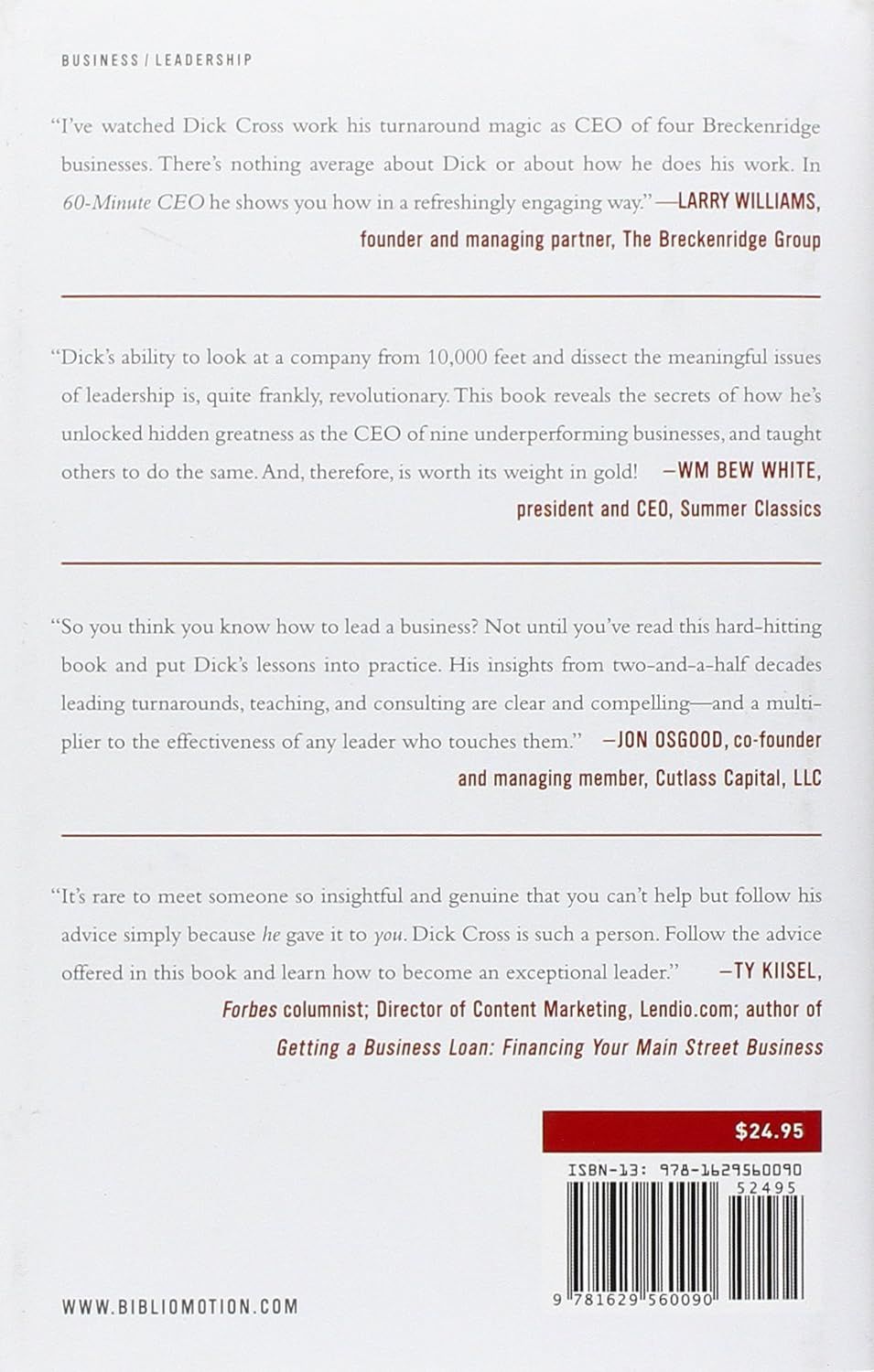 Picture of 60 Minute CEO: Mastering Leadership an Hour at a Time