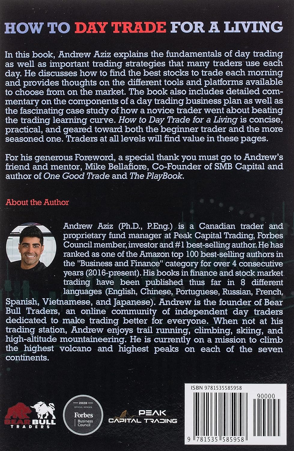 Picture of How to Day Trade for a Living: A Beginner's Guide to Trading Tools and Tactics, Money Management, Discipline and Trading Psychology

Book by Andrew Aziz