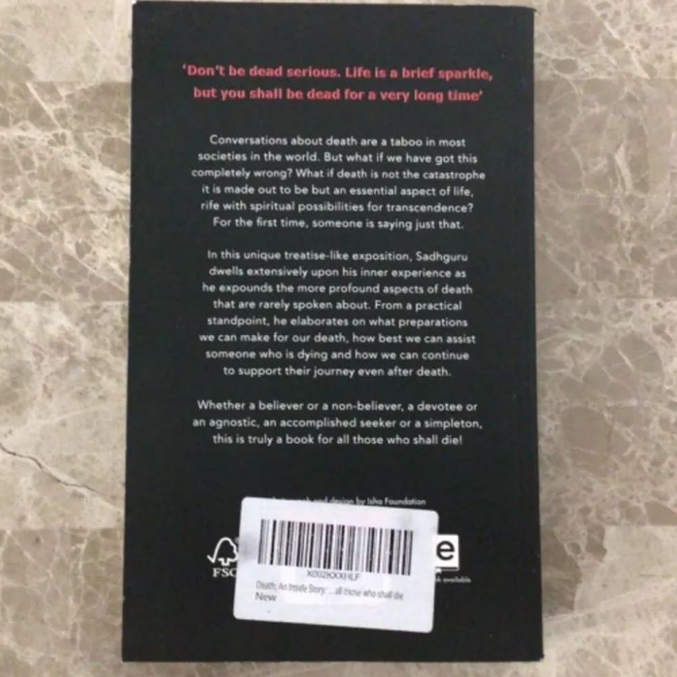 Picture of Death; An Inside Story: A book for all those who shall die by Sadhguru (Paperback)