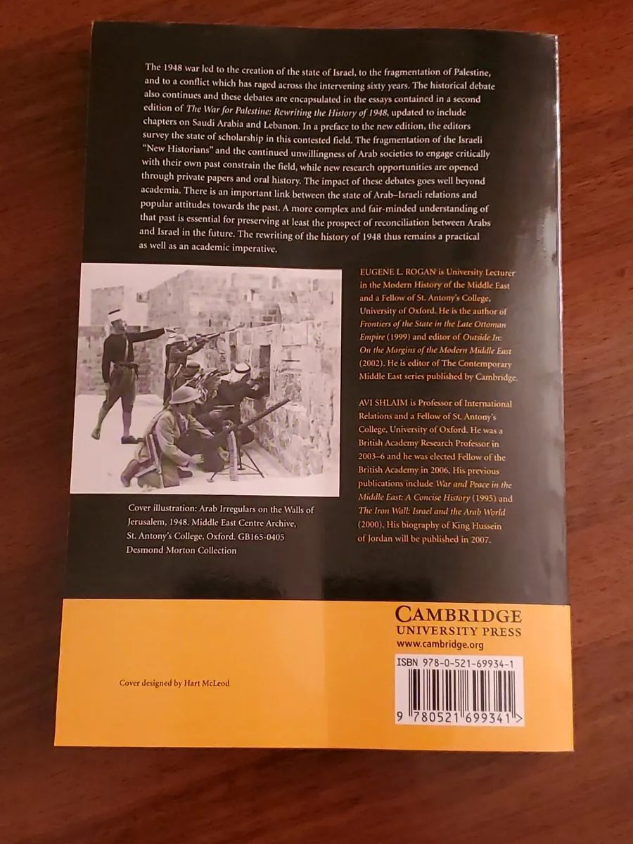 Picture of War for Palestine : Rewriting the History of 1948, Paperback by Rogan, Eugene