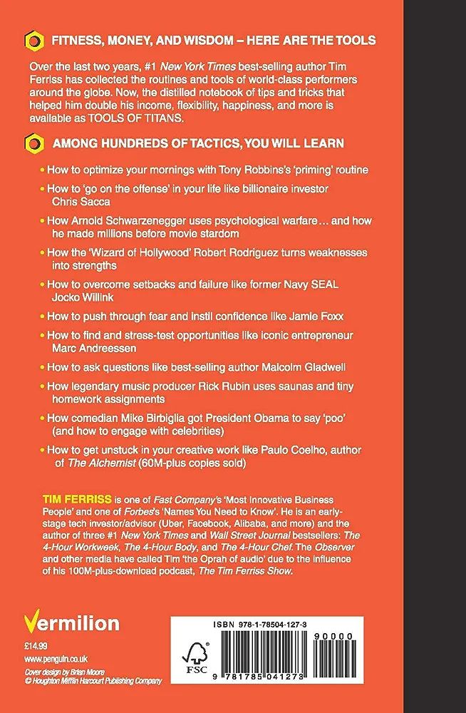 Picture of Tools of Titans

Book by Tim Ferriss
- Premium- Paperback