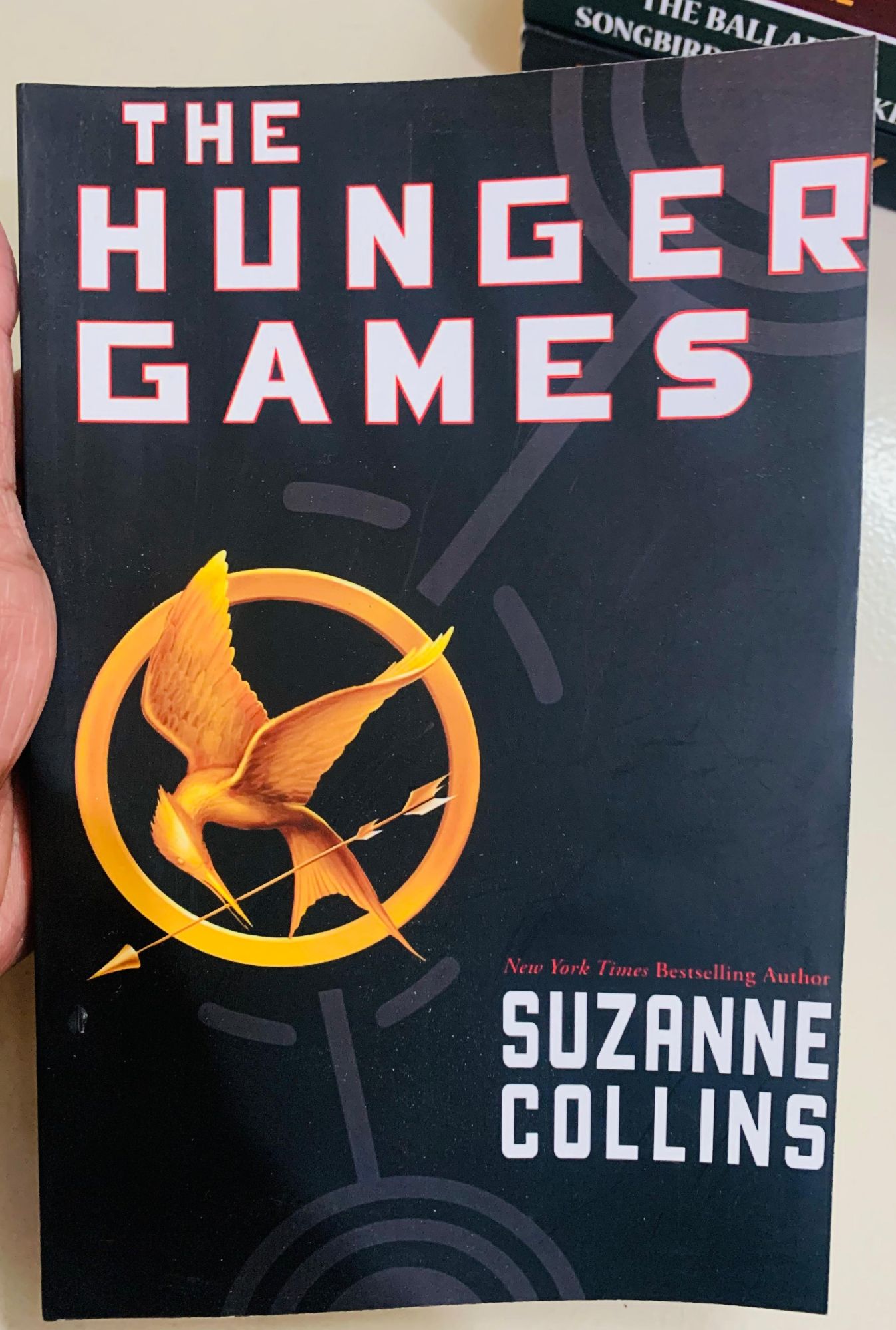 Picture of The Hunger Games Novel by Suzanne Collins (Paperback)