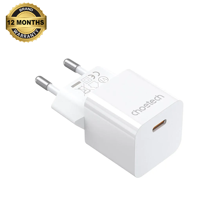 Chotech Mini PD20W GAN USB-C Wall Charger EU white AR Trading Official Storeonline shop bangladeshothoba.com