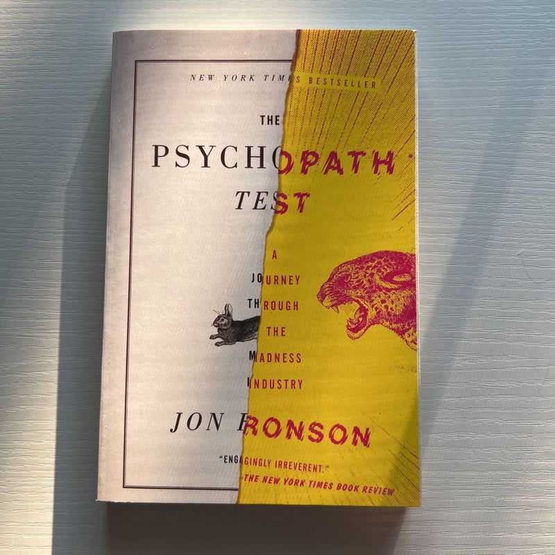 Picture of The Psychopath Test: A Journey Through the Madness Industry by Jon Ronson (Premium-Paperback)