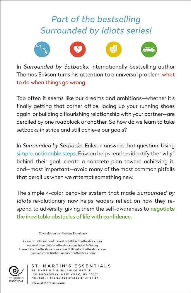 Picture of Surrounded by Setbacks: Turning Obstacles Into Success (When Everything Goes to Hell) [The Surrounded by Idiots Series]

Book by Thomas Erikson
(Paperback)