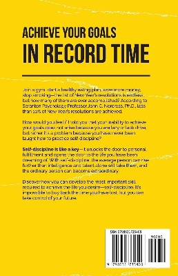 Picture of The Power of Discipline: How to Use Self Control and Mental Toughness to Achieve Your Goals Book by Daniel Walter(Paperback)