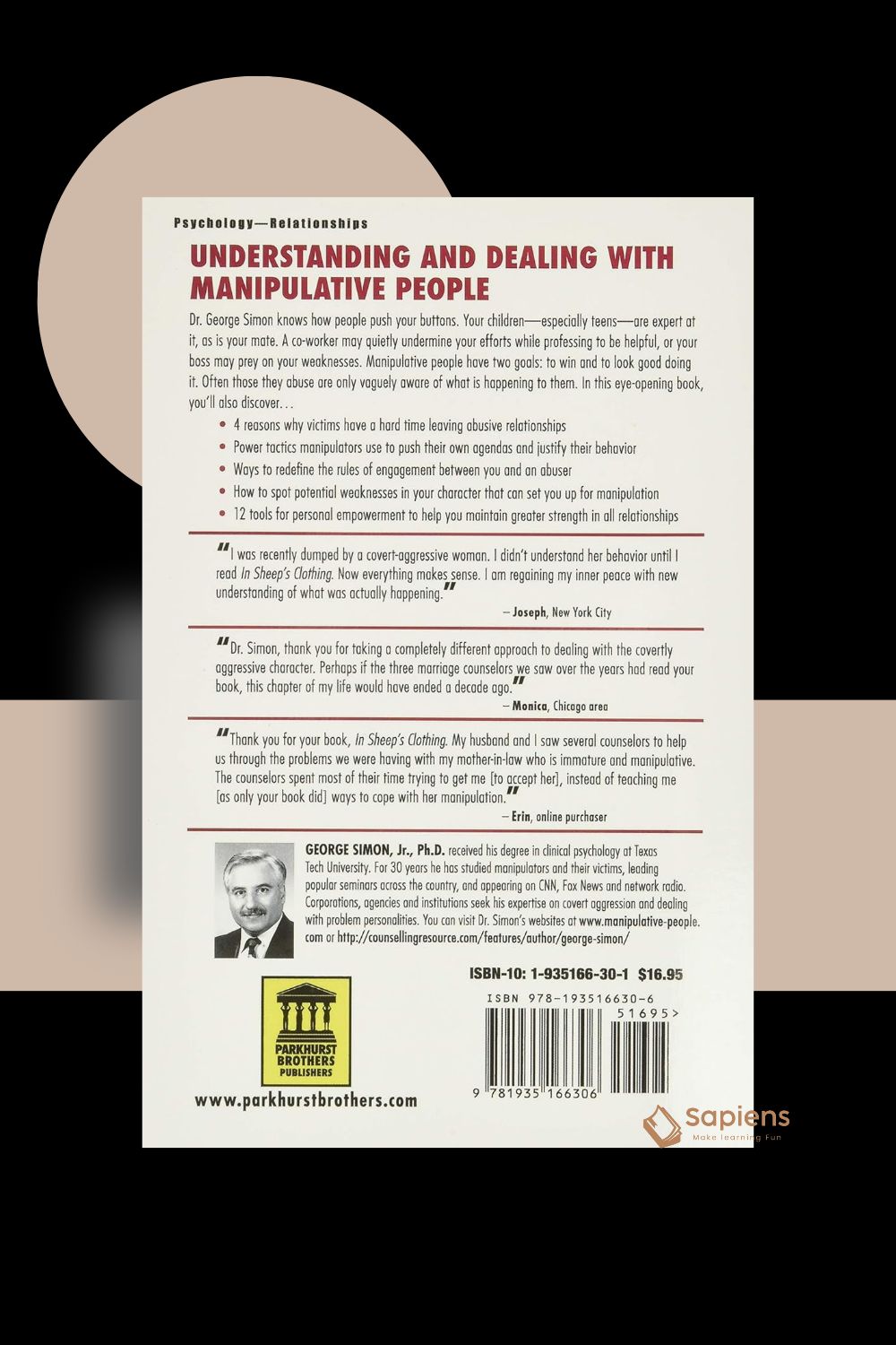 Picture of In Sheep's Clothing: Understanding and Dealing with Manipulative People Book by George K. Simon (Paperback)