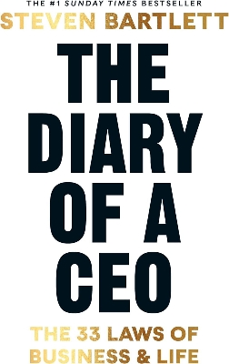 Picture of The Diary of a CEO: The 33 Laws of Business and Life Book by Steven Bartlett (Paperback)