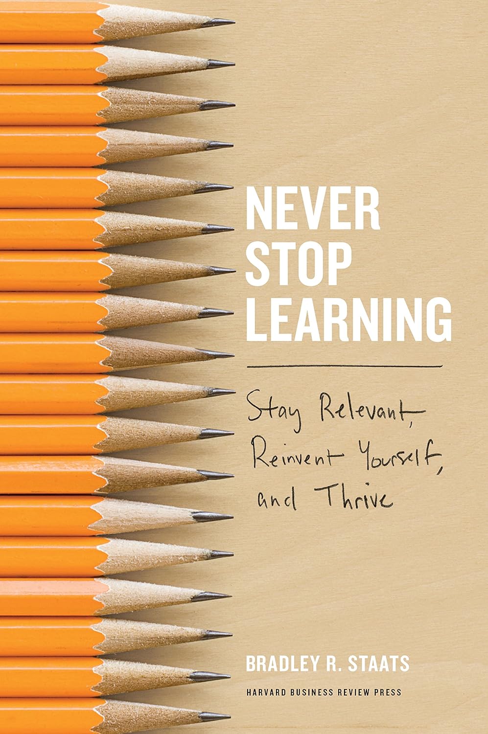 Picture of Never Stop Learning: Stay Relevant, Reinvent Yourself, and Thrive by Bradley R. Staats (Paperback)