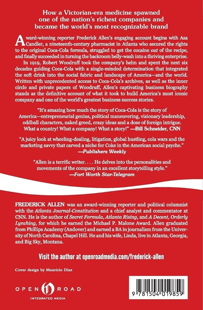 Picture of Secret Formula: The Inside Story of How Coca-Cola Became the Best-Known Brand in the World by Frederick Allen (Paperback)