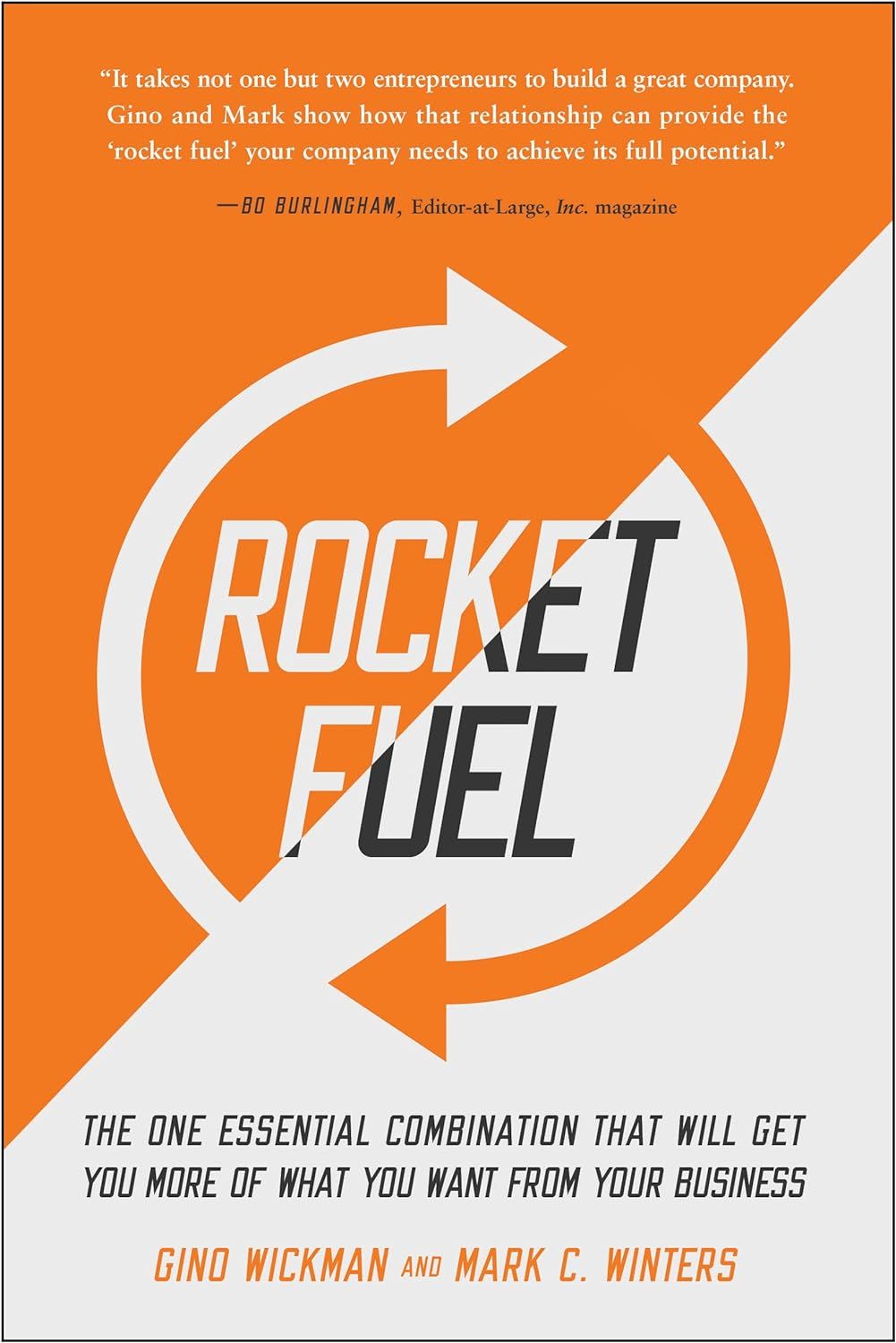 Picture of Rocket Fuel: The One Essential Combination That Will Get You More of What You Want from Your Business Book by Gino Wickman and Mark C. W i n t e r s (Paperback)