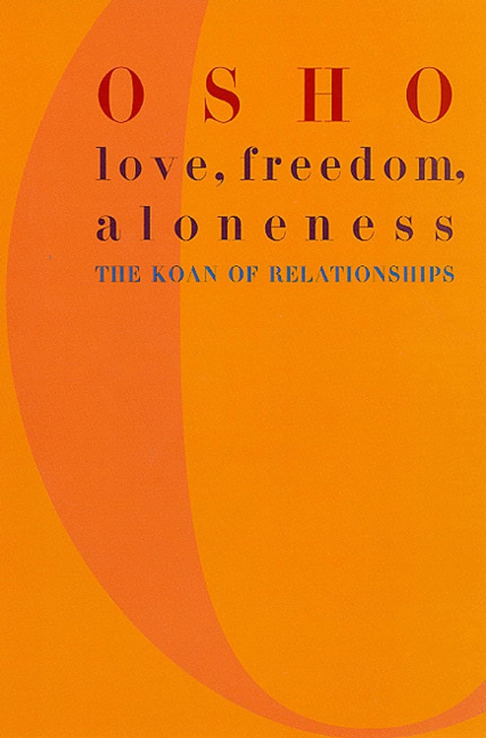 Picture of Love, Freedom and Aloneness Book by Osho (Paperback)