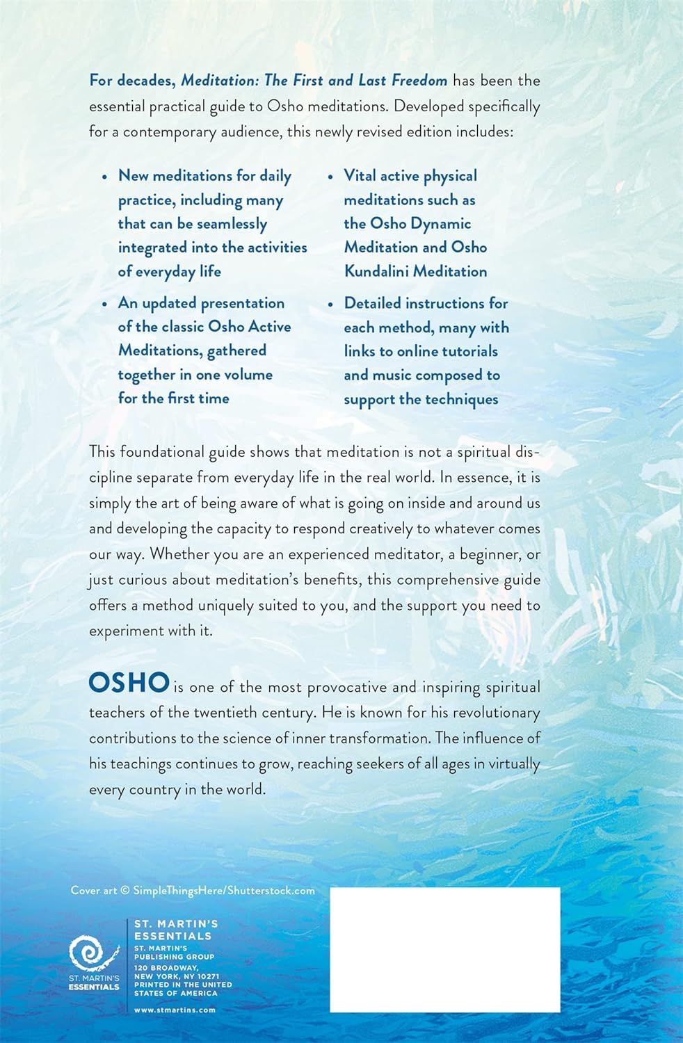 Picture of Blue Meditation by Osho (Premium-Paperback)