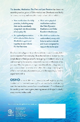 Picture of Blue Meditation by Osho (Premium-Paperback)