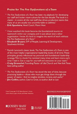 Picture of The Five Dysfunctions of a Team Book by Patrick Lencioni (Paperback)