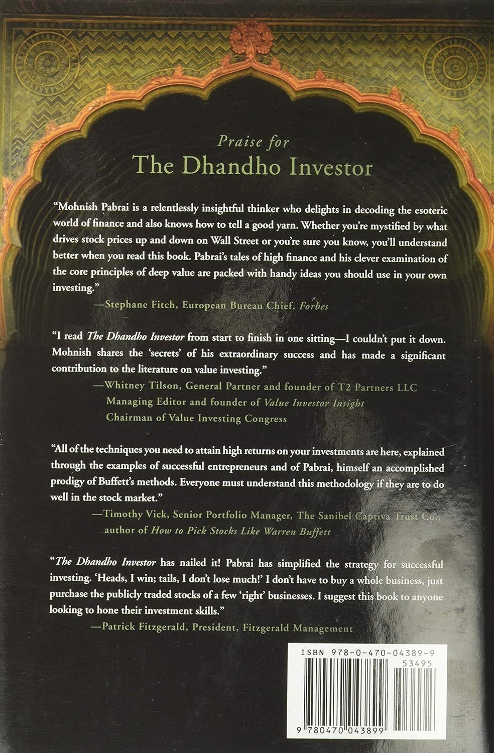 Picture of The Dhandho Investor by Mohnish Pabrai