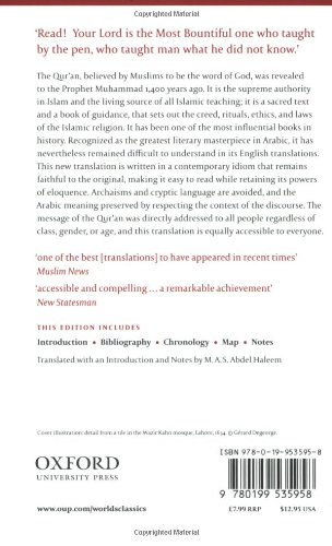 Picture of The Qu'ran: A New Translation by M. A. S. Abdel Haleem (Premium Paperback)