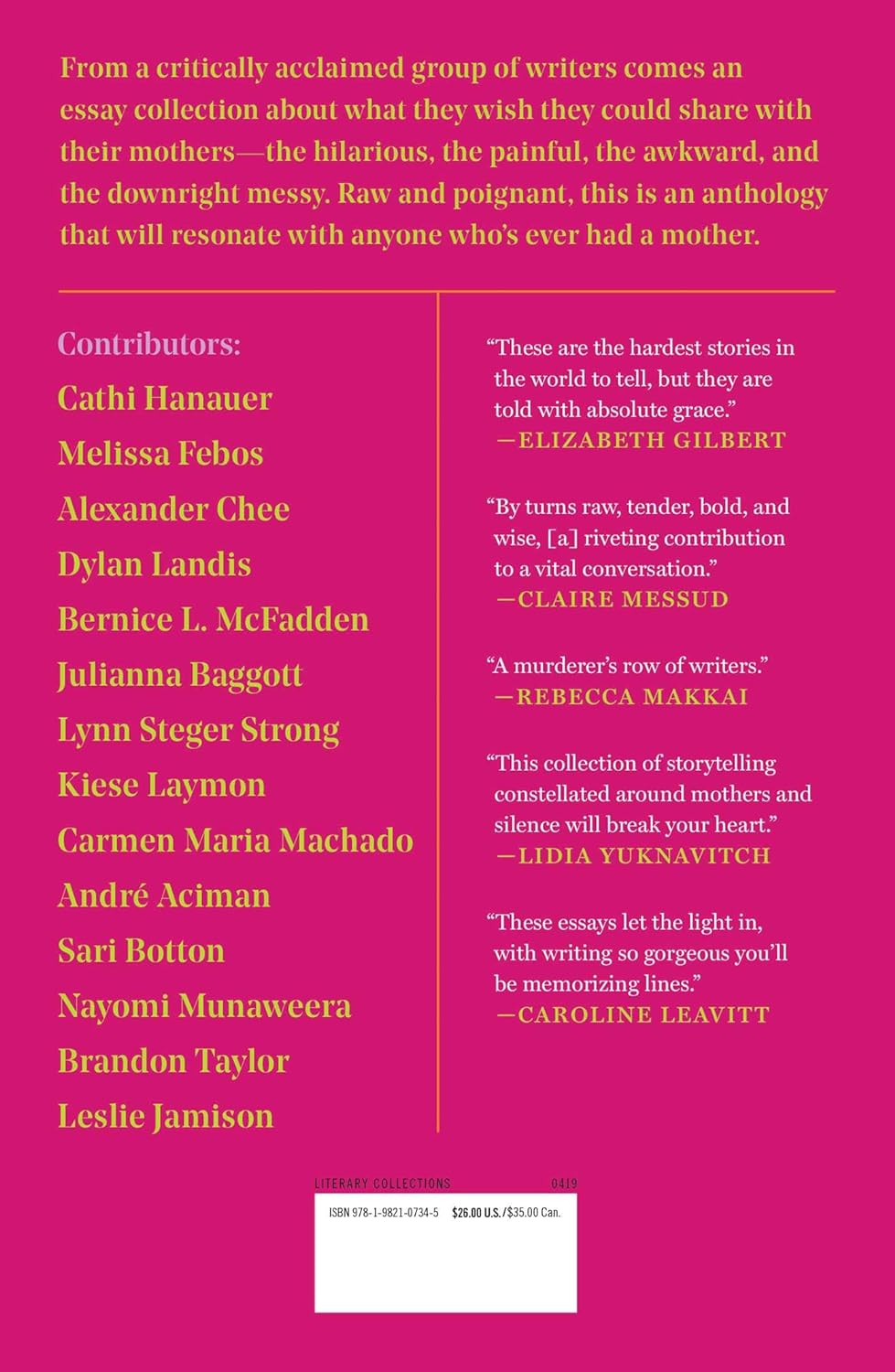 Picture of What My Mother and I Don't Talk About: Fifteen Writers Break the Silence by Michele Filgate (Paperback)