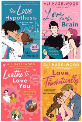 Picture of Ali Hazelwood Bestselling 4 Books Set - The Love Hypothesis, Love on the Brain, Loathe to Love You & Love Theoretically