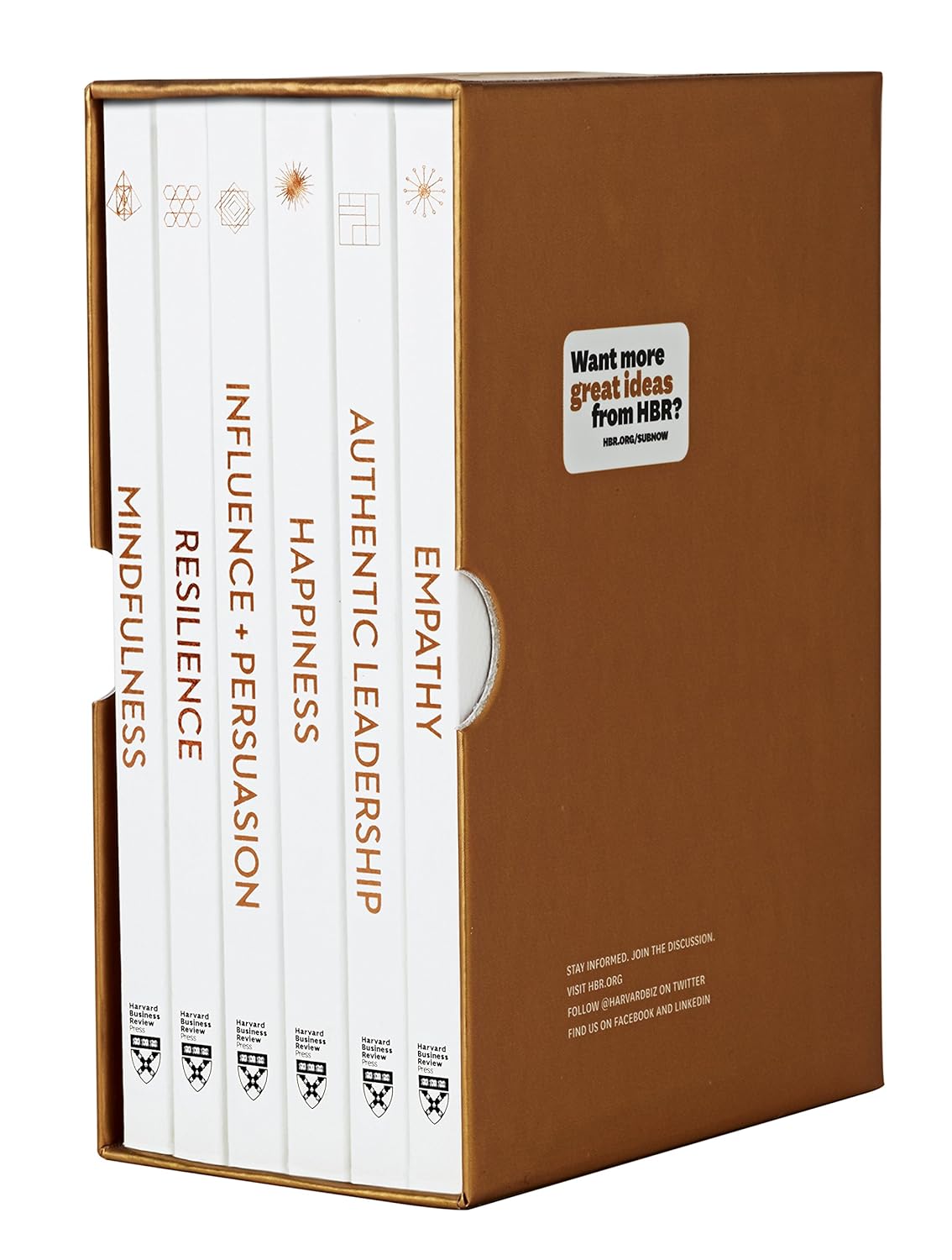 Picture of HBR Emotional Intelligence Set (6 Books) - (Mindfulness, Resilience, Influence and Persuasion, Authentic Leadership, Happiness, and Empathy) Premium Quality