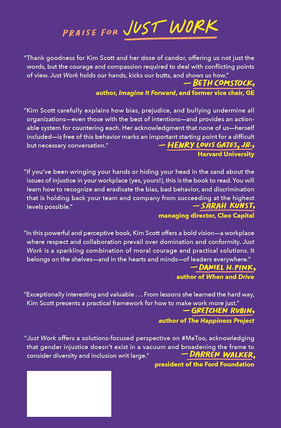 Picture of Just Work: Get Sh*t Done, Fast and Fair by Kim Scott