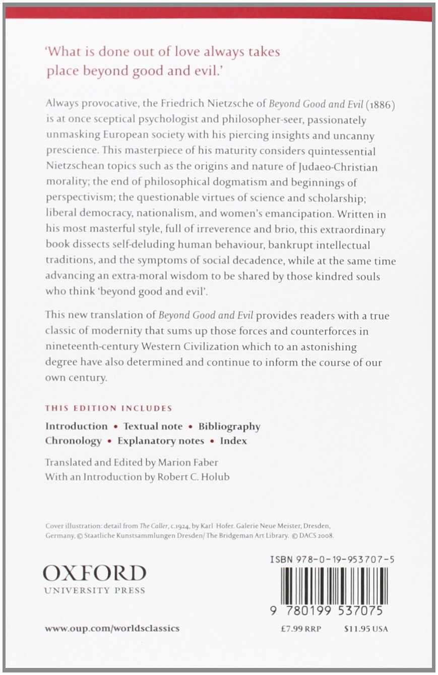 Picture of Beyond Good and Evil by Friedrich Nietzsche (Paperback)