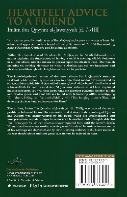 Picture of Heartfelt Advice To A Friend by Ibn Qayyim al-Jawziyya (Paperback)